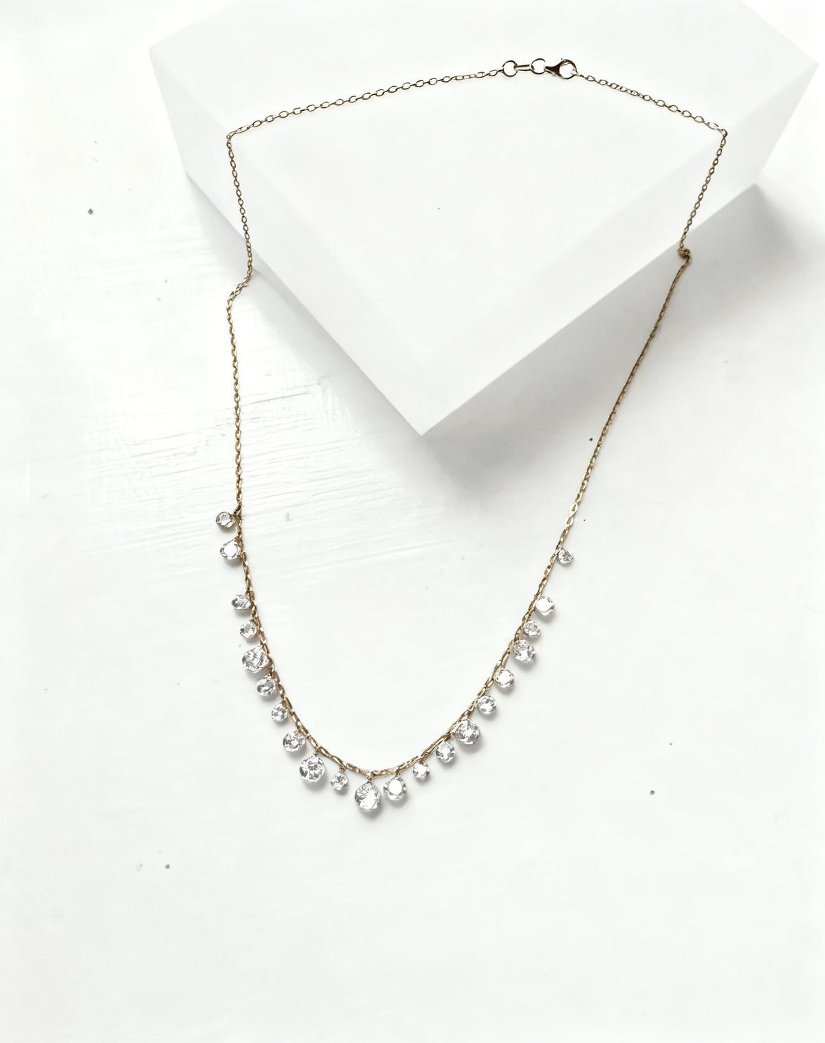 Collier rivière de diamants Daisies