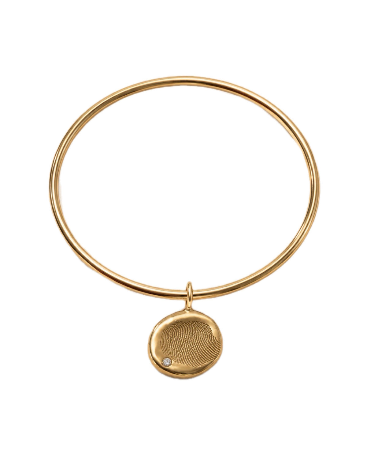 Bangle Empreinte et diamant